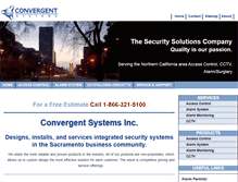 Tablet Screenshot of convergentsystemsinc.com
